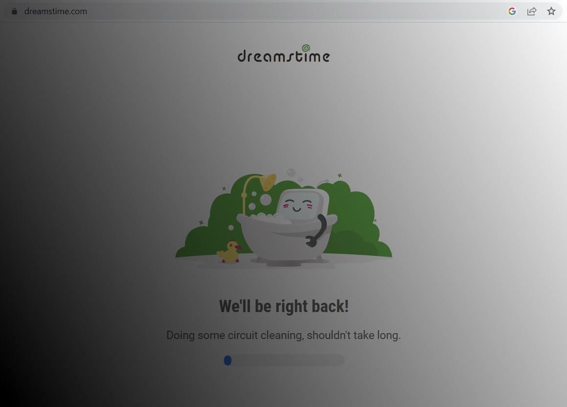 DreamsTime Nightmare: Website Goes Down, Users Left in the Dark!