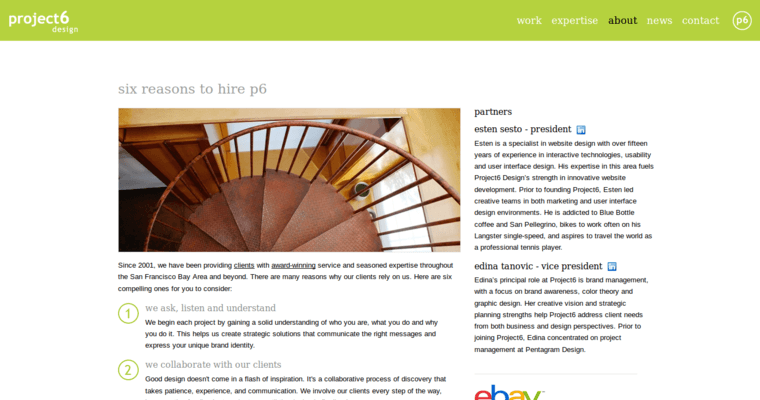 About page of #11 Top Drupal Website Design Business: Project6