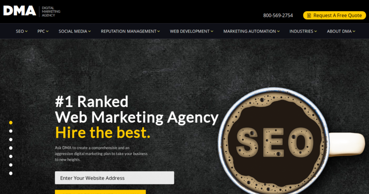 Home page of #8 Top SEO Website Development Agency: Digital Marketing Agency