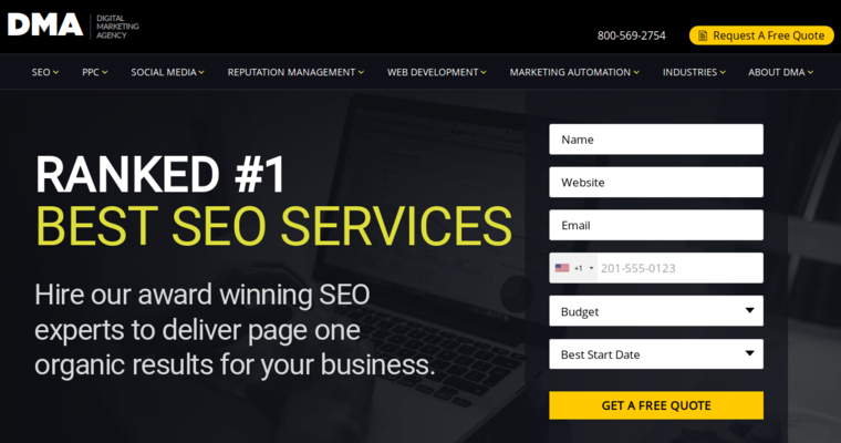 Service page of #8 Top SEO Website Development Company: Digital Marketing Agency