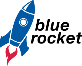 Logo: Blue Rocket