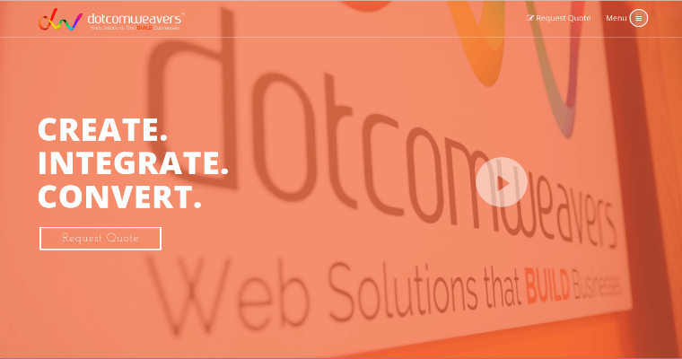 Home Page of Top Web Design Firms in New Jersey: Dotcomweavers