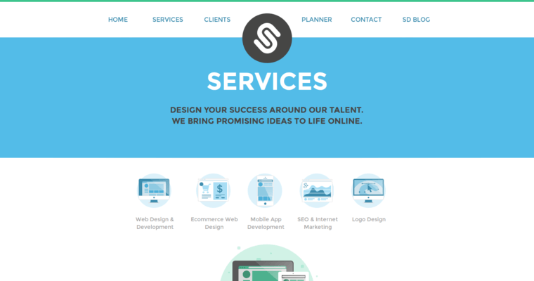 Service Page of Top Web Design Firms in New York: Spida Design