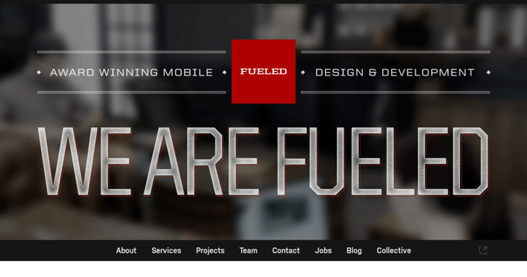 Home page of #10 Best App Firm: Fueled