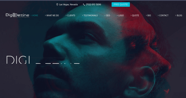 Home page of #5 Top Las Vegas Web Development Company: Digi Dezine Web Design 