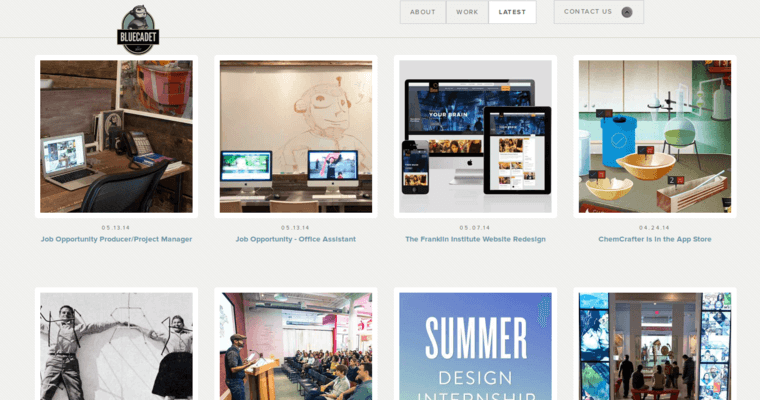 News page of #2 Leading Philadelphia Web Development Agency: BlueCadet