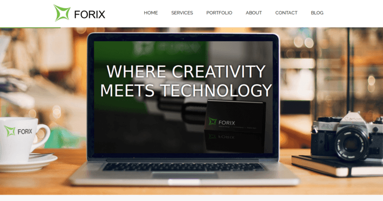 Home page of #3 Best Real Estate Web Design Business: Forix Web Design