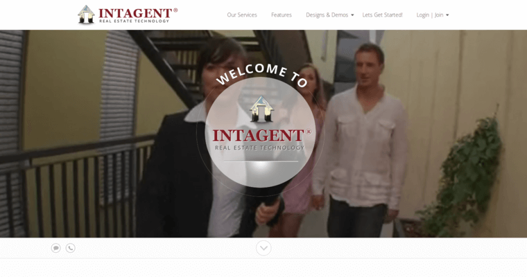 Home page of #12 Top Real Estate Web Development Agency: Intagent