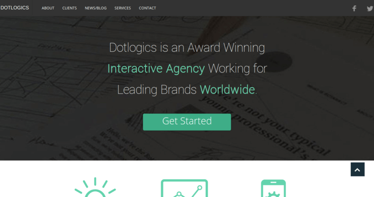 Home page of #9 Top Responsive Web Design Company: Dotlogics