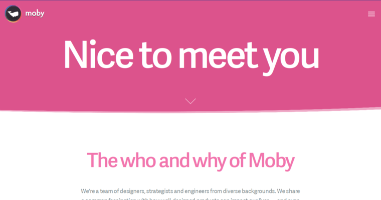 About page of #9 Best Seattle Web Design Agency: Moby Inc