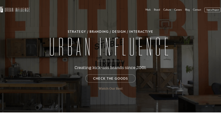 Home page of #2 Best Seattle Web Design Agency: Urban Influence