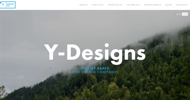 Home page of #3 Best Seattle Web Design Agency: Y-Designs