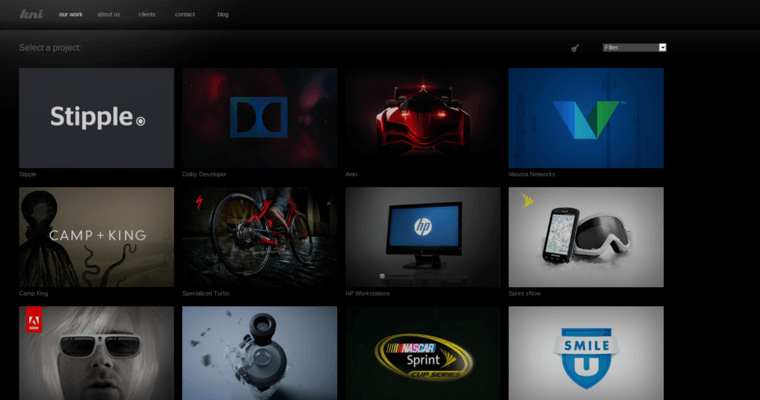 Work page of #3 Best SF Web Development Business: KNI