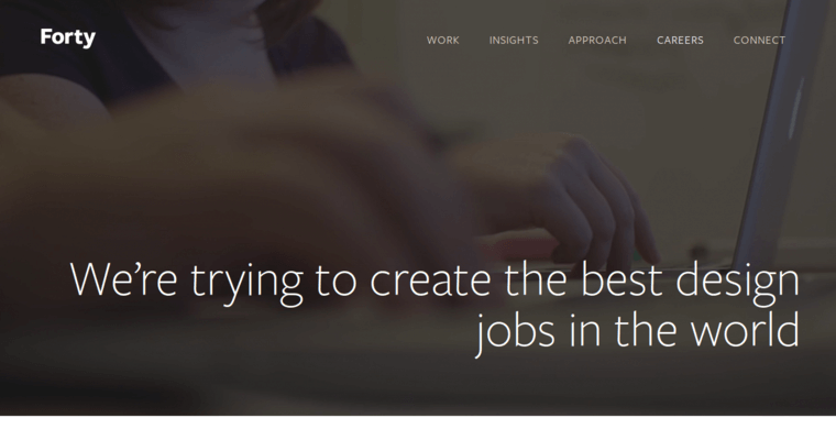 Careers Page of Top Web Design Firms in Arizona: Forty