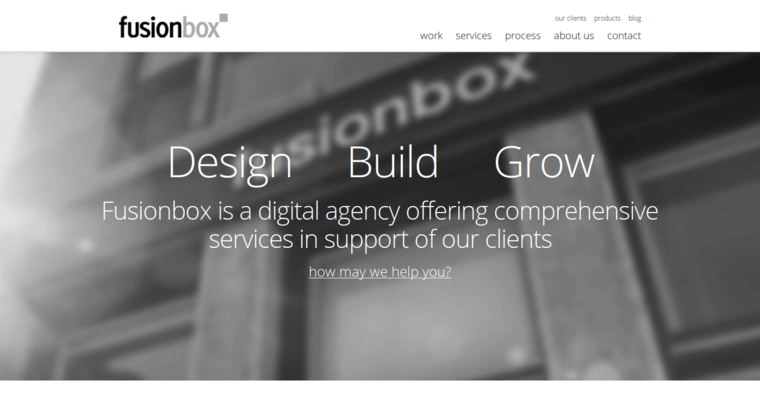 Home Page of Top Web Design Firms in Colorado: Fusionbox