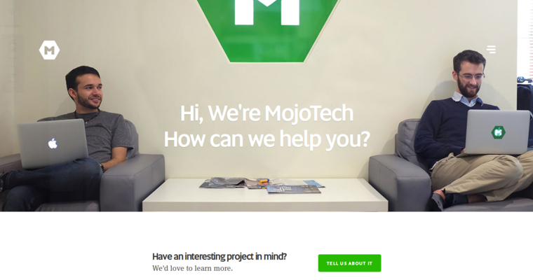 Contact Page of Top Web Design Firms in Colorado: Mojo Tech