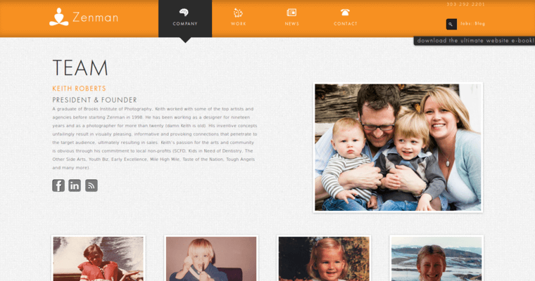 Team Page of Top Web Design Firms in Colorado: Zenman