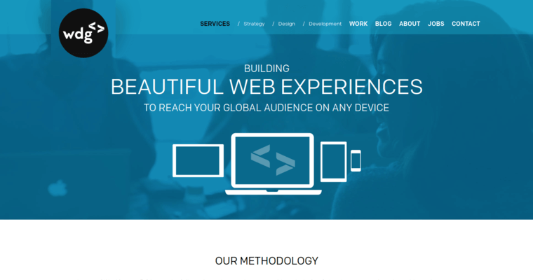 Service Page of Top Web Design Firms in Virginia: Web Development Group